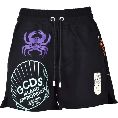 Short Shorts, male, , Size: M Cotton Bermuda Shorts - Gcds - Modalova