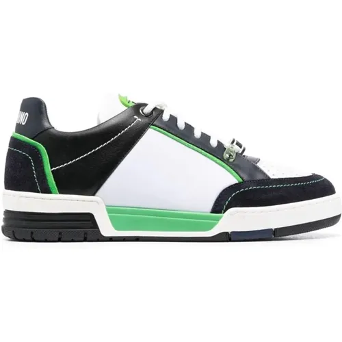 Casual Multicolour Trainers with Leather Inner , male, Sizes: 12 UK, 8 UK, 11 UK, 9 UK - Moschino - Modalova