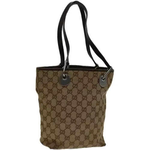 Pre-owned Canvas handbags , female, Sizes: ONE SIZE - Gucci Vintage - Modalova