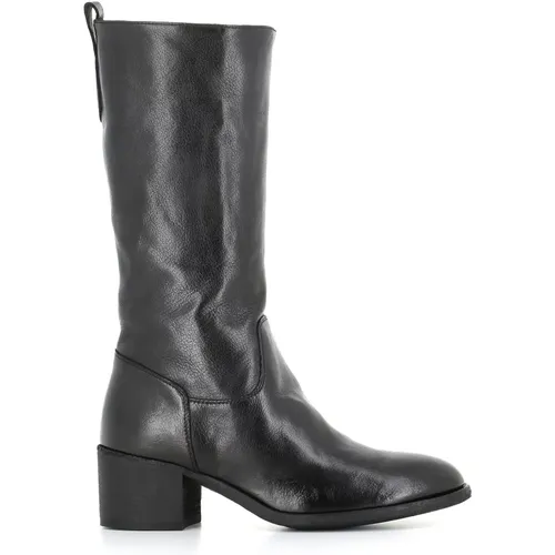 Leather Zip Boots , female, Sizes: 5 1/2 UK, 6 UK, 7 UK, 4 1/2 UK, 4 UK - Officine Creative - Modalova