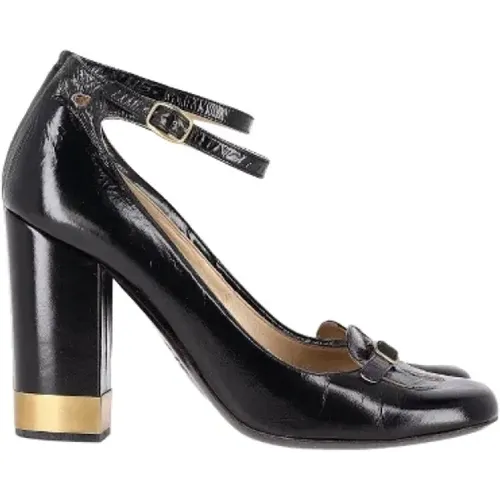 Pre-owned Leather heels , female, Sizes: 7 1/2 UK - Chloé Pre-owned - Modalova