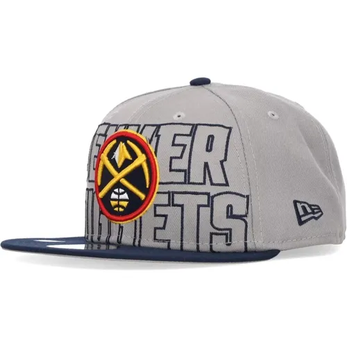 Caps, male, , Size: ONE SIZE Flat Visor Snapback NBA Draft 950 Denver Nuggets - new era - Modalova