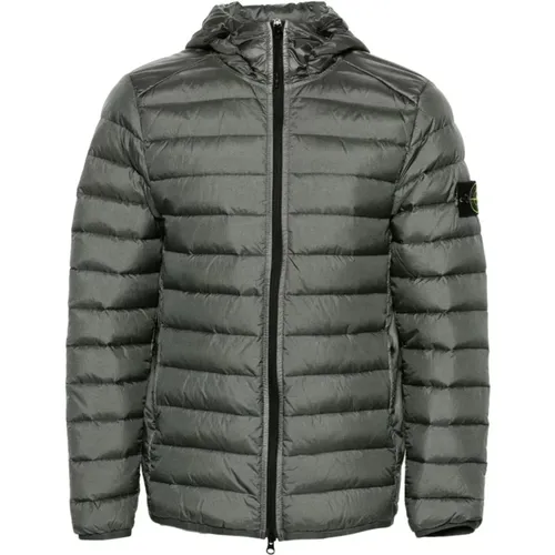 Real Down Jacket , male, Sizes: XL, M - Stone Island - Modalova