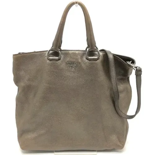 Pre-owned Tote Bags, female, , Size: ONE SIZE Pre-owned Leather prada-bags - Prada Vintage - Modalova