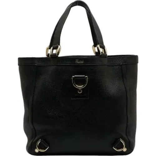 Pre-owned Tote Bags, female, , Size: ONE SIZE Pre-owned Leather gucci-bags - Gucci Vintage - Modalova