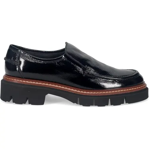 Patent Leather Moccasin Shoes , female, Sizes: 6 UK, 4 UK, 5 UK, 3 UK - Luca Grossi - Modalova