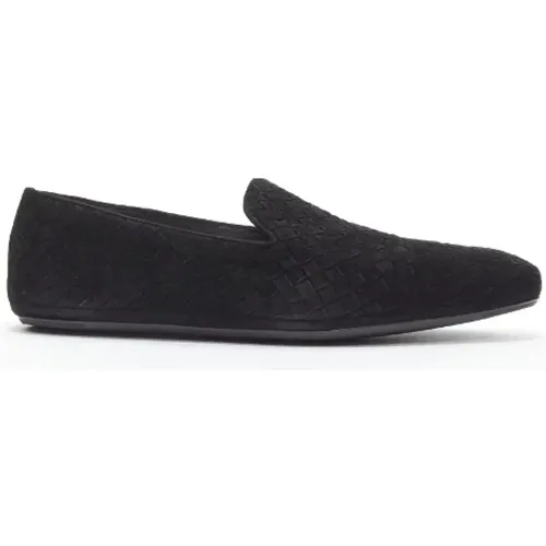 Pre-owned Suede Bottega Veneta Flat Shoes , female, Sizes: 9 1/2 UK - Bottega Veneta Vintage - Modalova