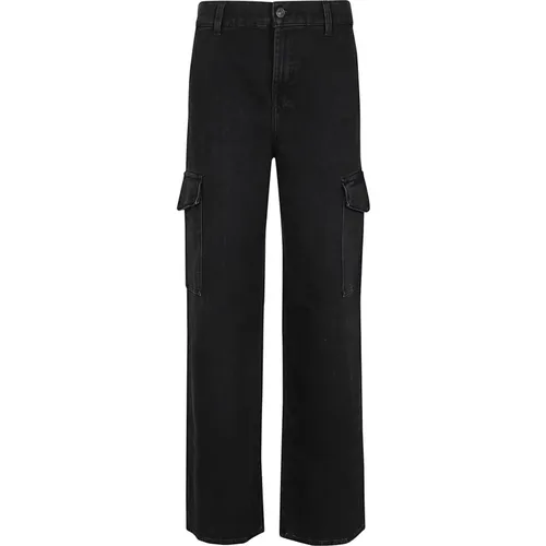 Schwarze Jeans für Frauen Ss24 , Damen, Größe: W27 - 7 For All Mankind - Modalova