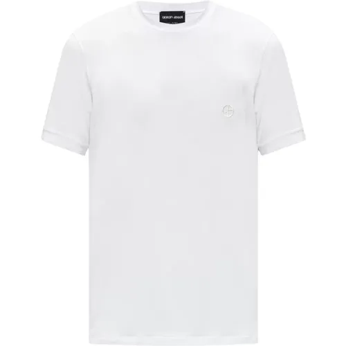 T-Shirt mit Logo , Herren, Größe: 3XL - Giorgio Armani - Modalova