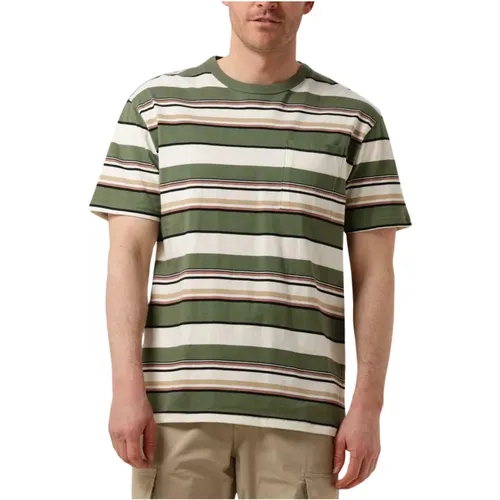 Herren Polo & T-Shirts Streifen Tee , Herren, Größe: M - Anerkjendt - Modalova