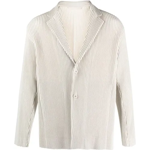 Off- Pleated Blazer , male, Sizes: XL - Issey Miyake - Modalova