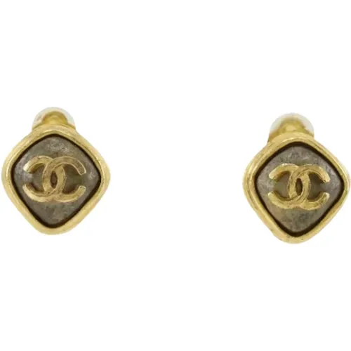 Pre-owned Jewellery, female, , Size: ONE SIZE Pre-owned Metal earrings - Chanel Vintage - Modalova