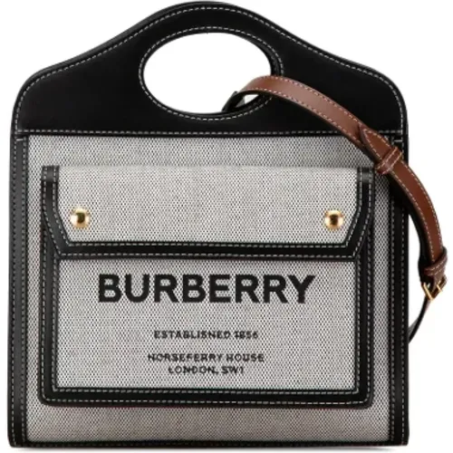 Pre-owned Handbags, female, , Size: ONE SIZE Pre-owned Canvas handbags - Burberry Vintage - Modalova