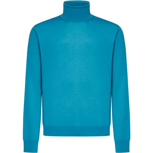 Blauer Pullover mit VLogo-Signatur - Valentino - Modalova