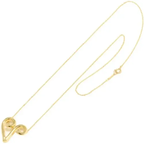 Pre-owned Jewellery, female, , Size: ONE SIZE Pre-owned Gold necklaces - Tiffany & Co. Pre-owned - Modalova