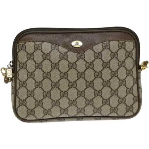 Pre-owned Cross Body Bags, female, , Size: ONE SIZE Pre-owned Canvas gucci-bags - Gucci Vintage - Modalova