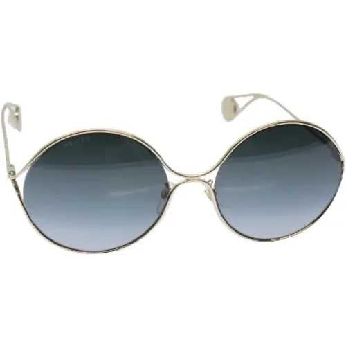 Pre-owned Accessories, female, , Size: ONE SIZE Pre-owned Metal sunglasses - Gucci Vintage - Modalova