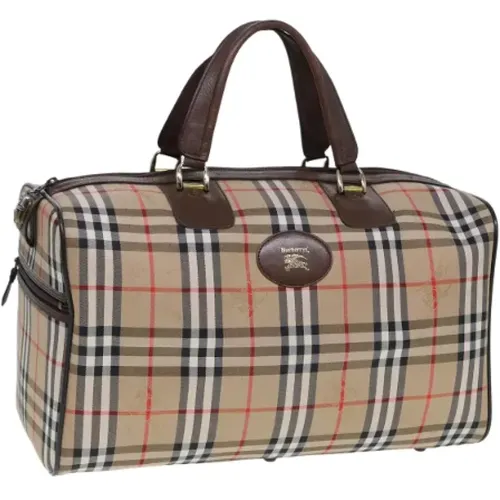 Pre-owned Canvas travel-bags , female, Sizes: ONE SIZE - Burberry Vintage - Modalova