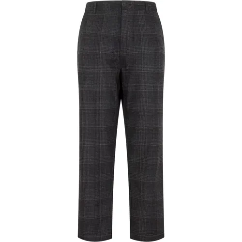 Grey Wool Military Chino Trousers , male, Sizes: W30 - Universal Works - Modalova