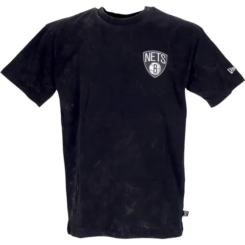 Brooklyn Nets Grafik Tee Schwarz , Herren, Größe: XL - new era - Modalova