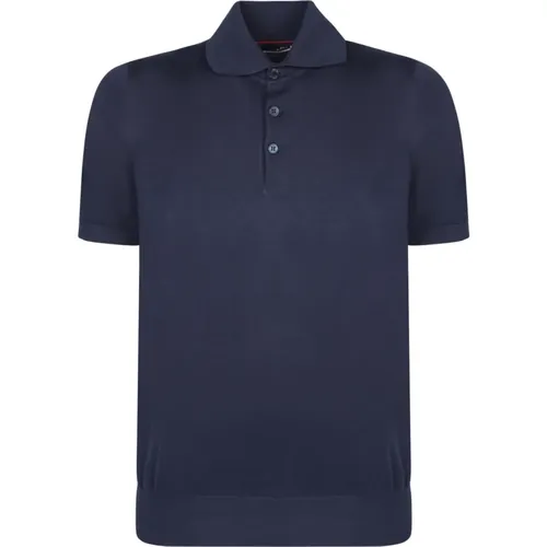 Contrasting Edge Cotton Polo Shirt , male, Sizes: 2XL, L - BRUNELLO CUCINELLI - Modalova