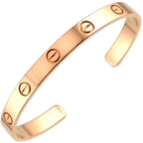 Pre-owned Jewellery, female, , Size: ONE SIZE Pre-owned Rose Gold bracelets - Cartier Vintage - Modalova