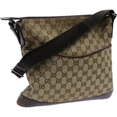 Pre-owned Cross Body Bags, female, , Size: ONE SIZE Pre-owned Canvas gucci-bags - Gucci Vintage - Modalova