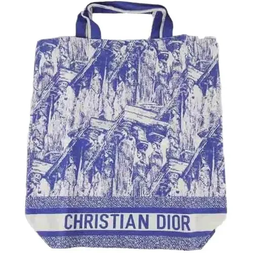 Pre-owned Tote Bags, female, , Size: ONE SIZE Pre-owned Cotton totes - Dior Vintage - Modalova