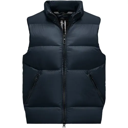 Vests, male, , Size: 2XL Dual Material Down-Filled Vest - BomBoogie - Modalova