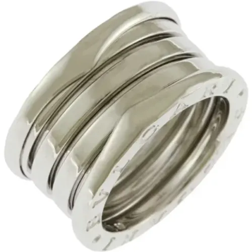 Pre-owned Jewellery, female, , Size: ONE SIZE Pre-owned White Gold rings - Bvlgari Vintage - Modalova