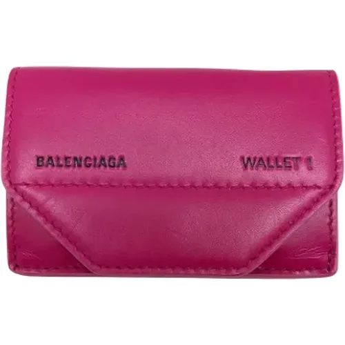 Pre-owned Wallets, female, , Size: ONE SIZE Pre-owned Leather wallets - Balenciaga Vintage - Modalova