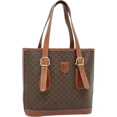 Pre-owned Tote Bags, female, , Size: ONE SIZE Pre-owned Leather handbags - Celine Vintage - Modalova