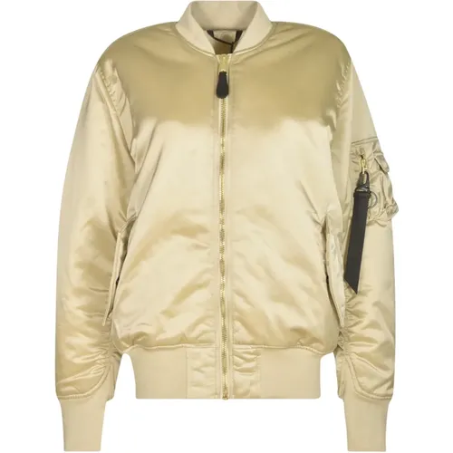 Bomber Jackets, male, , Size: M Bomber Jacket - alpha industries - Modalova