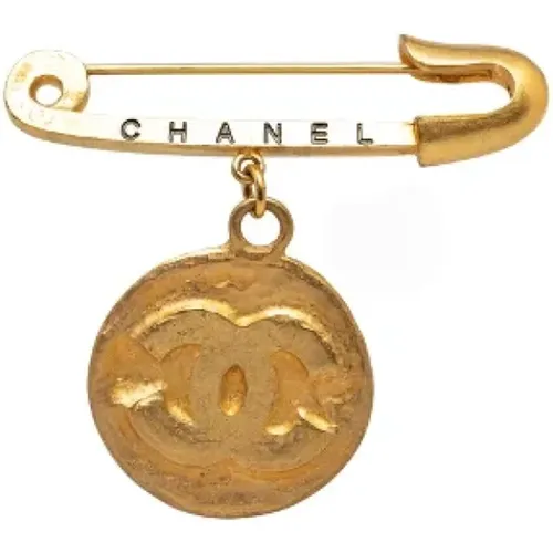 Pre-owned Jewellery, female, , Size: ONE SIZE Pre-owned Metal brooches - Chanel Vintage - Modalova