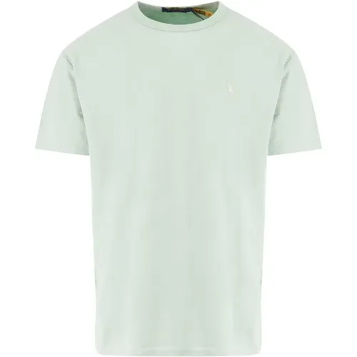 Custom Slim Polo Shirt Besticktes Logo , Damen, Größe: S - Ralph Lauren - Modalova