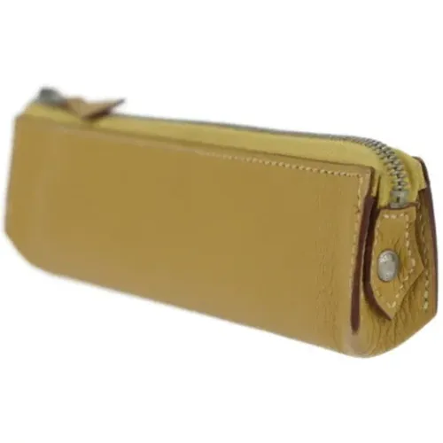 Pre-owned Clutches, female, , Size: ONE SIZE Pre-owned Leather clutches - Hermès Vintage - Modalova