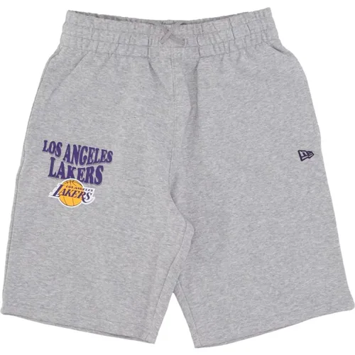 NBA Script Oversize Shorts , Herren, Größe: XS - new era - Modalova