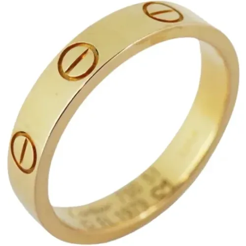 Pre-owned Jewellery, female, , Size: ONE SIZE Pre-owned Rose Gold rings - Cartier Vintage - Modalova