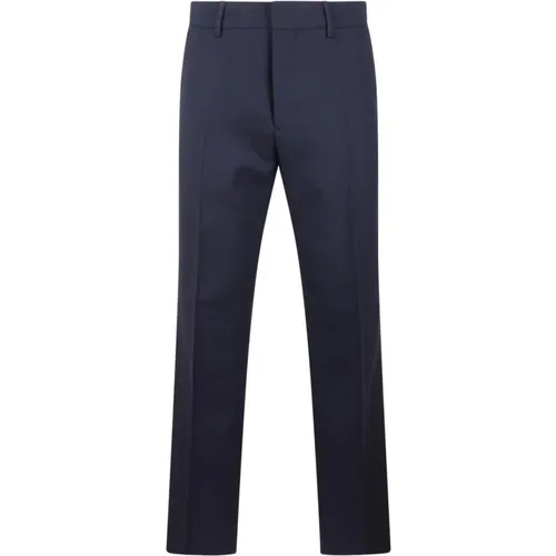 Wool Straight Fit Trousers , male, Sizes: 2XS, 4XS - Ami Paris - Modalova