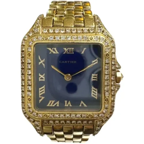 Pre-owned Watches, male, , Size: ONE SIZE Pre-owned Gold watches - Cartier Vintage - Modalova