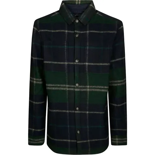 Check Overshirt for Men , male, Sizes: XL, M, L - Barbour - Modalova