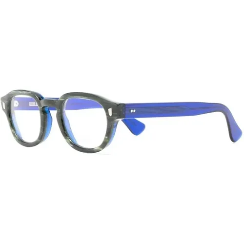 Glasses, male, , Size: 47 MM Green Optical Frame for Everyday Use - Cutler And Gross - Modalova