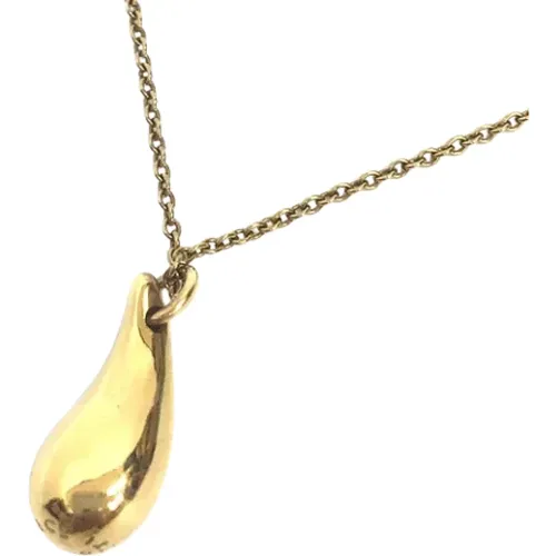 Pre-owned Jewellery, female, , Size: ONE SIZE Pre-owned Gold necklaces - Tiffany & Co. Pre-owned - Modalova