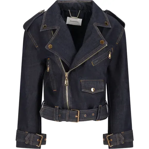 Denim Jackets, female, , Size: S Denim Biker Jacket - Zimmermann - Modalova