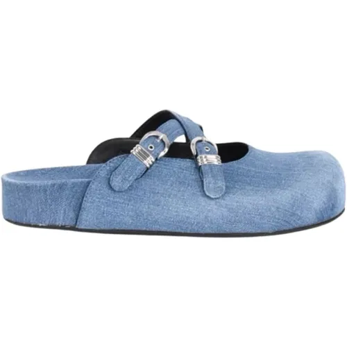 【Vic Matie'(ヴィック・マティ)】ミュール MULES Vic Matie Leather Platform Flip Flops | Black | FARFETCH