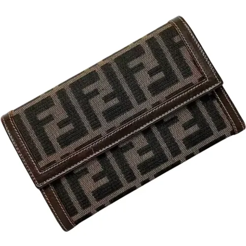 Pre-owned Cotton wallets , female, Sizes: ONE SIZE - Fendi Vintage - Modalova
