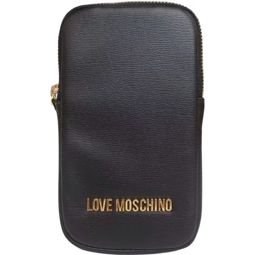 Phone Accessories, female, , Size: ONE SIZE Shoulder Bag with Zip Closure - Love Moschino - Modalova