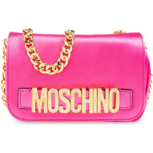 Satin-Schultertasche Moschino - Moschino - Modalova