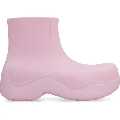 Rain Boots, female, , Size: 10 US Rubber Puddle Boots - Bottega Veneta - Modalova