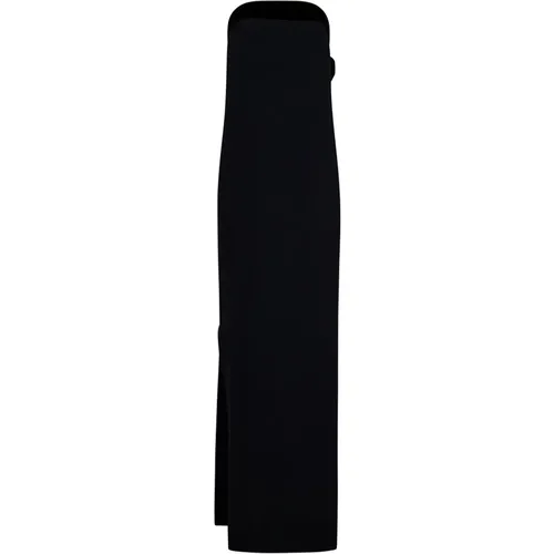 Strapless Velvet Bow Dress , female, Sizes: XS - Tom Ford - Modalova